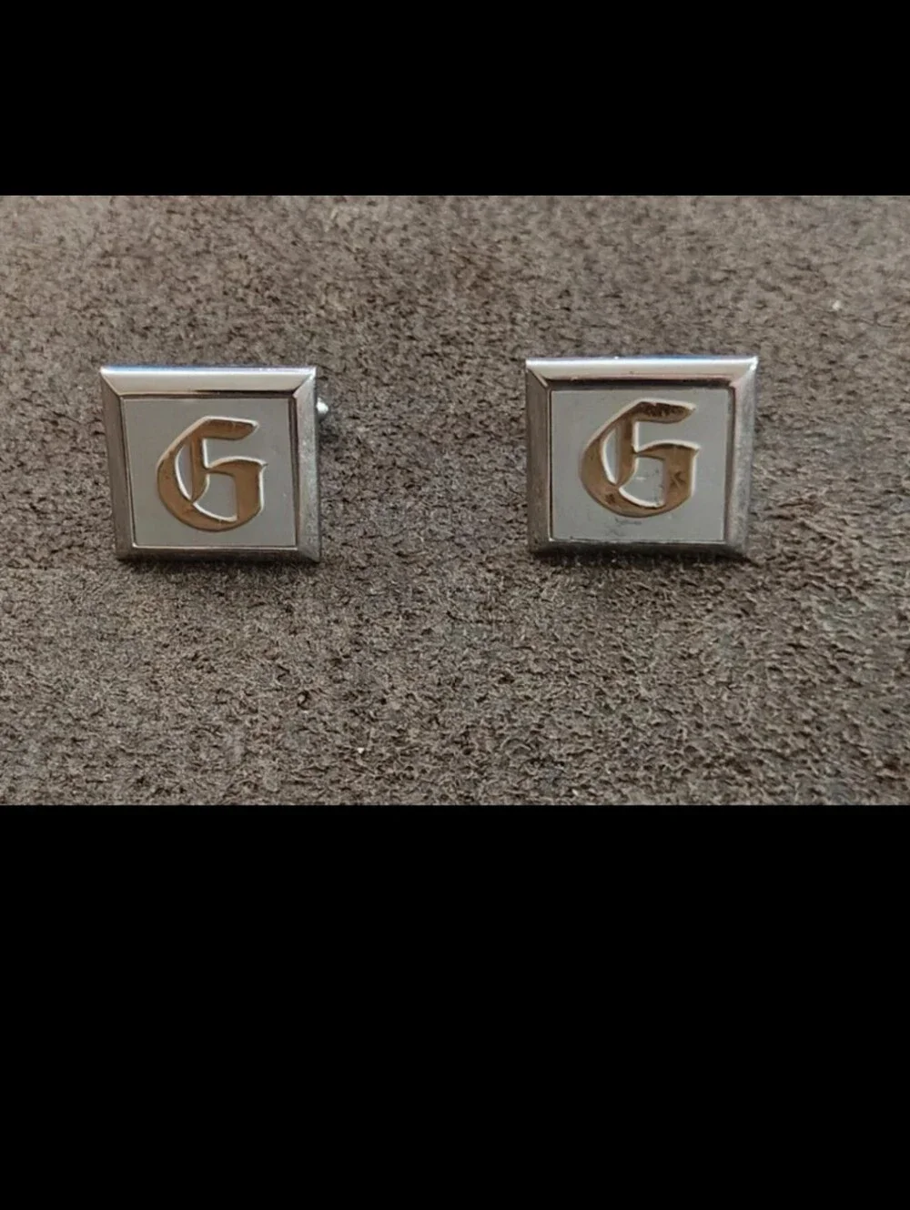 1950s/60s Swank Monogram Initial 